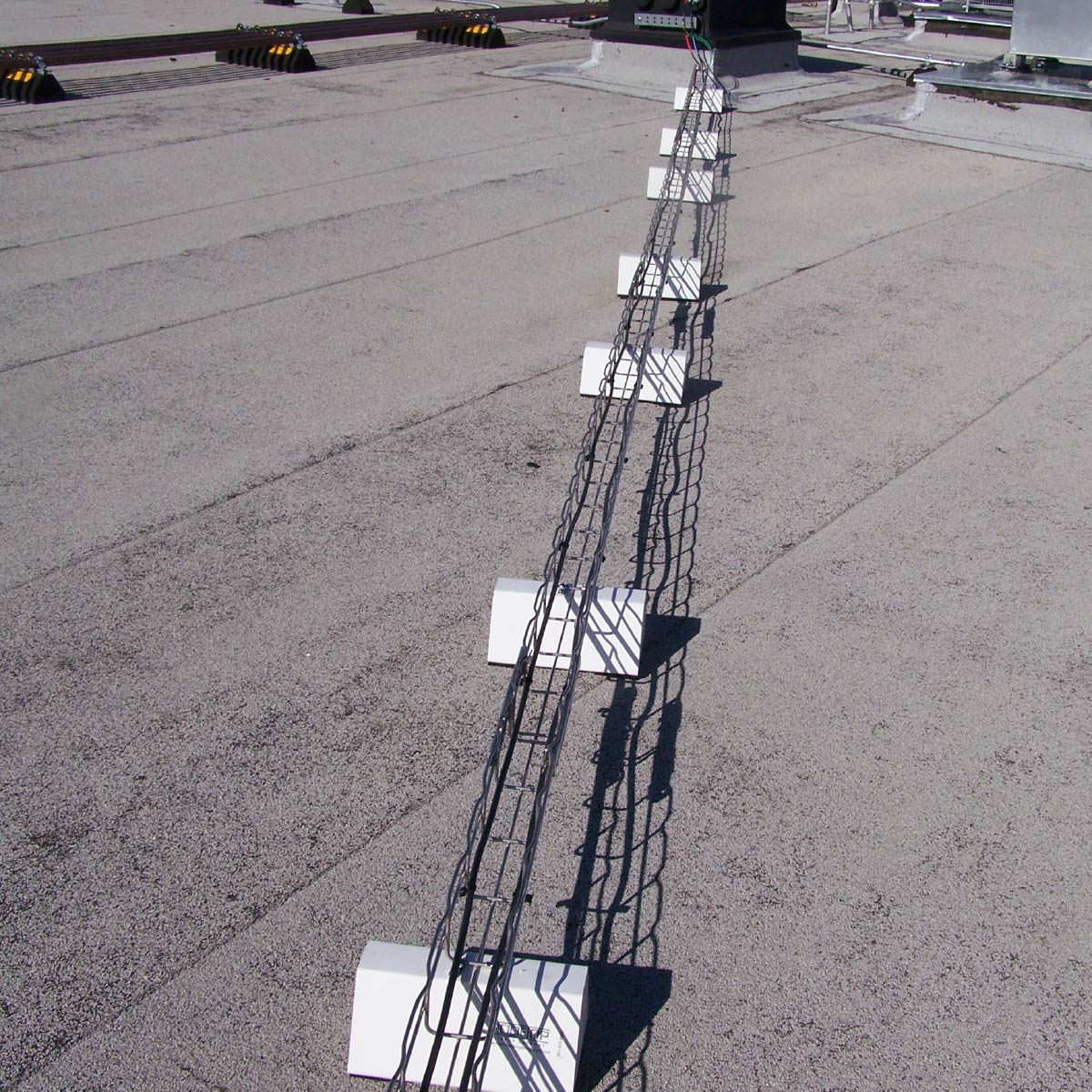 RSS-3 PVC Rooftop Pipe Support | 3-feet long pipe block that can be split into desired lengths