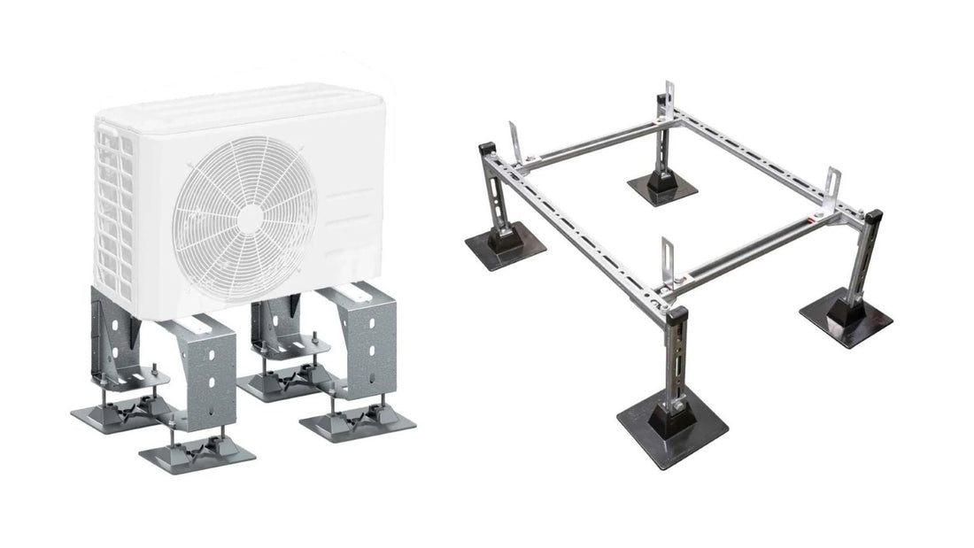 How to Support a Mini Split Condenser on a Flat Roof