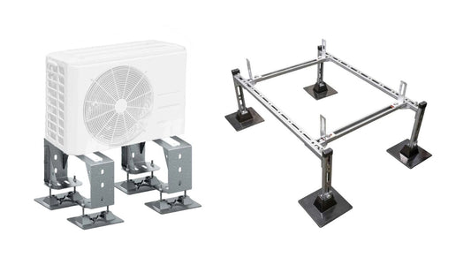 How to Support a Mini Split Condenser on a Flat Roof