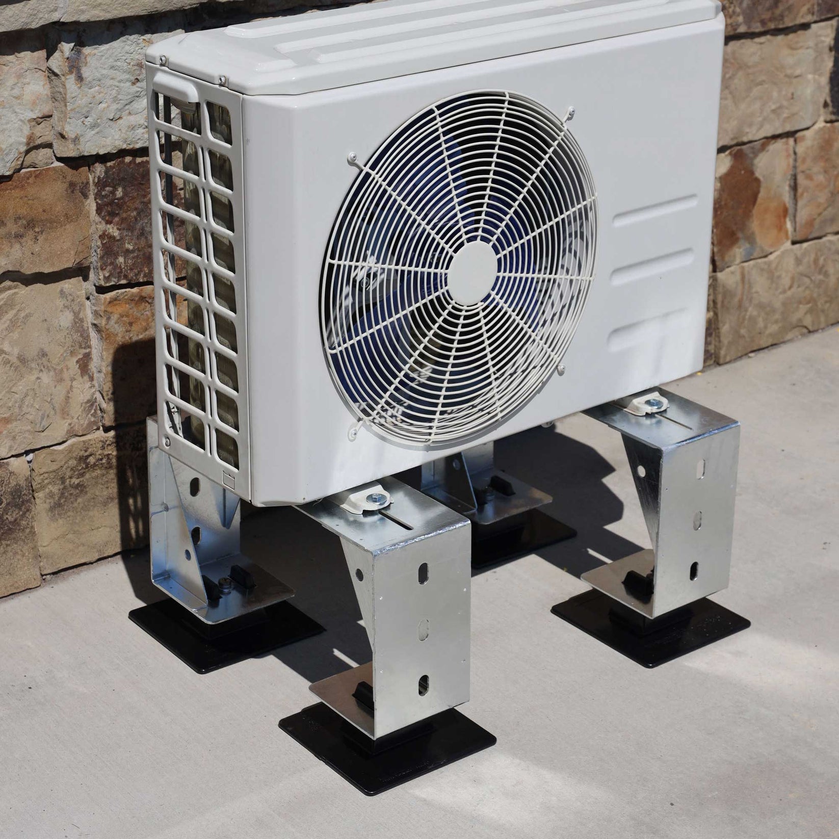 Mini Split Condenser Riser MMS-18 Mini Split Condenser Stand for rooftop – MIRO-CG Rooftop Supports
