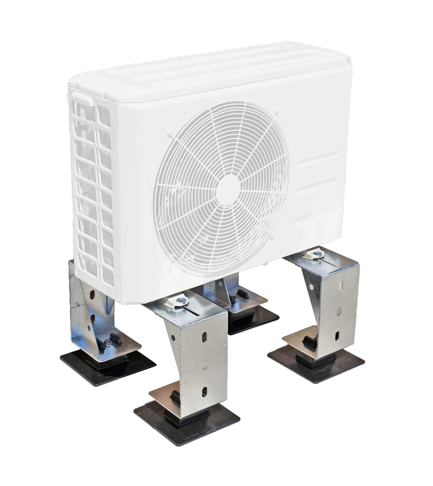 Mini Split Condenser Open MMS-18 Mini Split Condenser Stand for rooftop – MIRO-CG Rooftop Supports