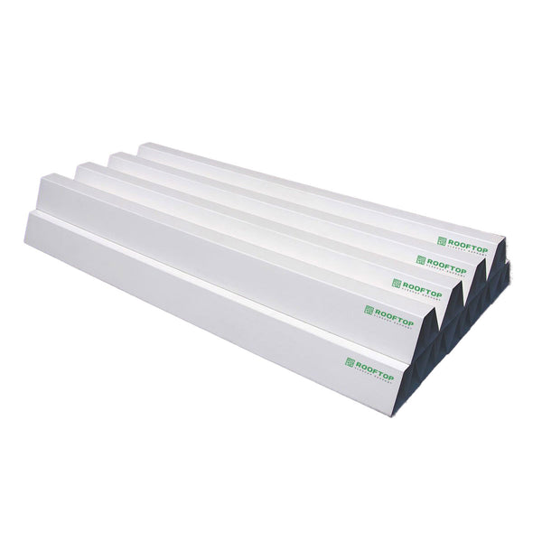 RSS-3 PVC Rooftop Pipe Support | 3-feet long pipe block that can be sp ...