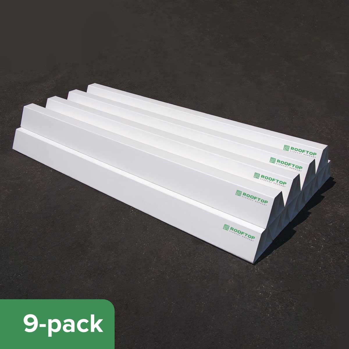 RSS-3 PVC Rooftop Pipe Support | 3-feet long pipe block that can be split into desired lengths