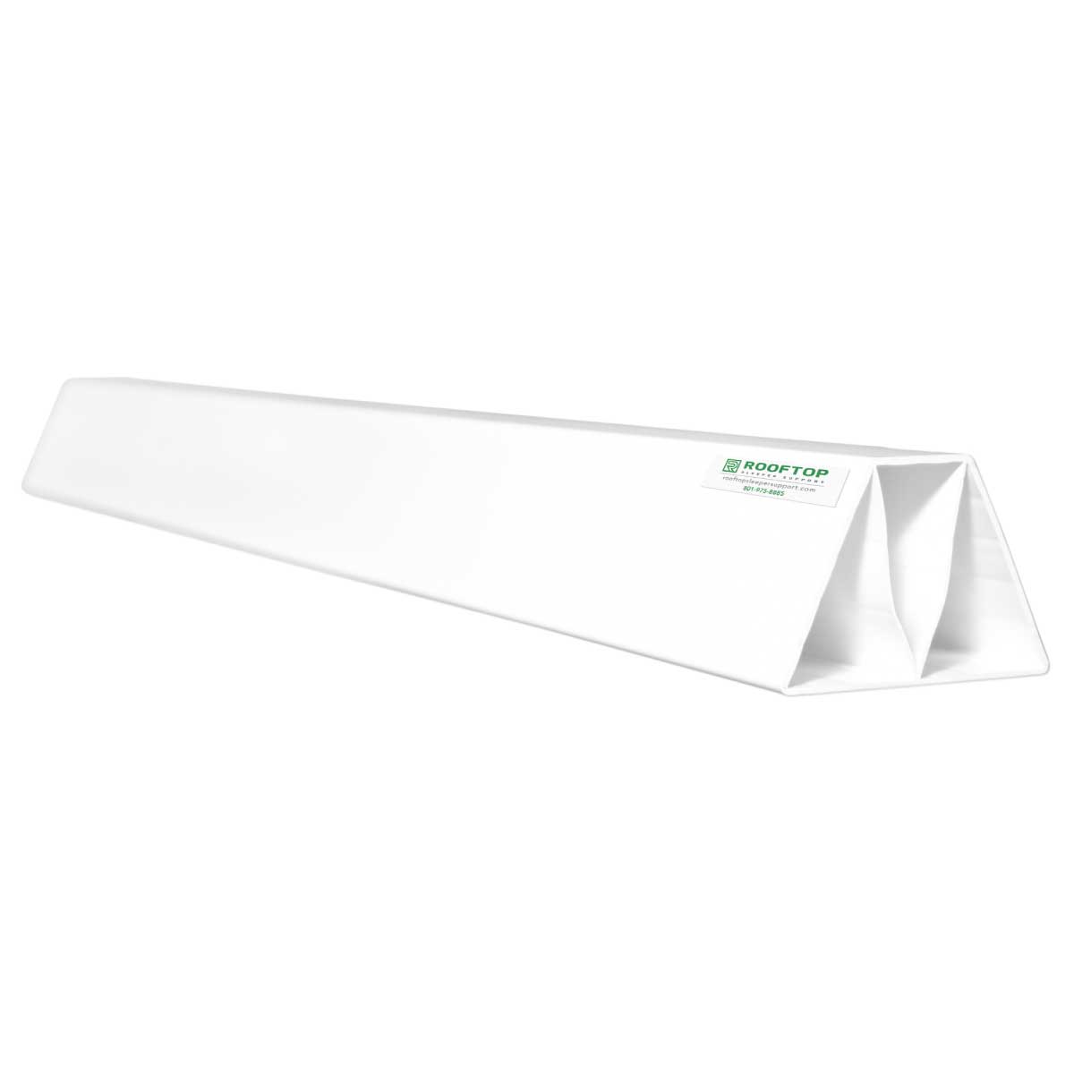 RSS-3 PVC Rooftop Pipe Support | 3-feet long pipe block that can be sp ...