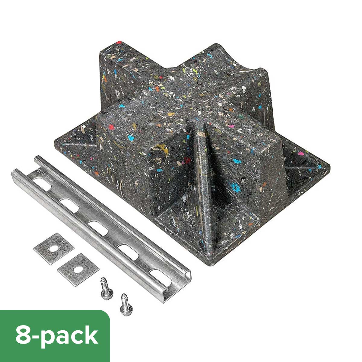 Rooftop Saddle Support with strut and hardware | Conduit and